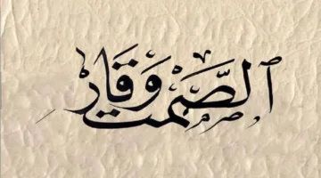 الصمت لا يُعتبر قولاً، لكن السكوت في حالات الحاجة يُعبّر بوضوح.