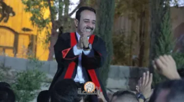 المختار خالد العموش يحتفل بتخرج ابنه معتز (صور)