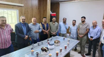 الدكتور خالد البلوي يبدأ عمله كرئيس للجنة البلدية الجديدة في الأزرق