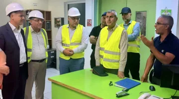 وزير الطاقة يزور محطة رحاب لإنتاج الكهرباء (صور)
