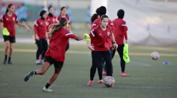 المنتخب النسوي تحت 20 سنة يستمر في تدريباته ويواجه المنتخب السوري في مباراة ودية (صور)