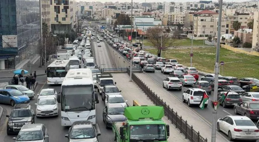 عدد المركبات في الأردن بحلول عام 2030 سيتجاوز 2.3 مليون سيارة