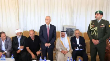 الديوان الملكي يقدم التعازي لقبيلة بني صخر وعائلة قمحية (صور)