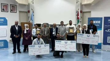 طالب من جامعة الزرقاء يحصل على المرتبة الثانية في مسابقة IEEE لأفضل بحث علمي.