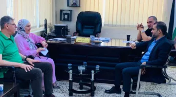 النائب هالة الجراح تستعرض قضية المياه في المزار الشمالي مع مدير مياه إربد
