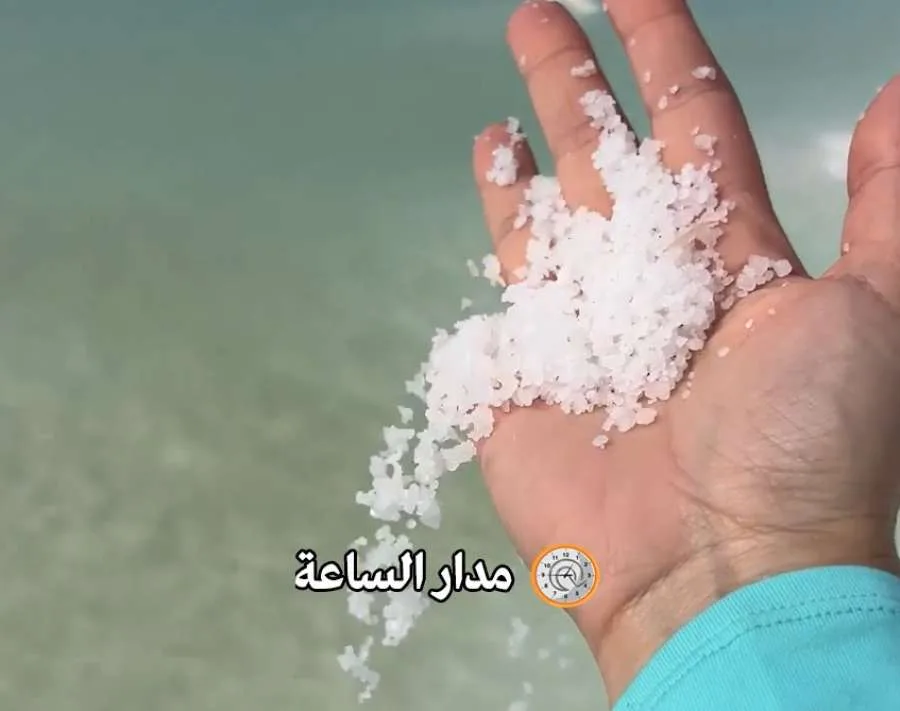 ثلوج في البحر الميت؟ ظاهرة طبيعية رائعة في أعمق نقطة على وجه الأرض (فيديو)