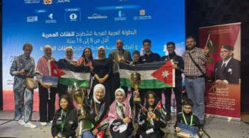 ميداليتان ذهبيتان، فضيتان، وأربعة ألقاب عالمية تكلل إنجازات الأردن في بطولة العرب للشطرنج بالمغرب (صور)