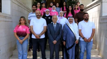 رئيس الديوان الملكي يستقبل بعثة نادي نشامى المستقبل الرياضي للسيدات (صور)