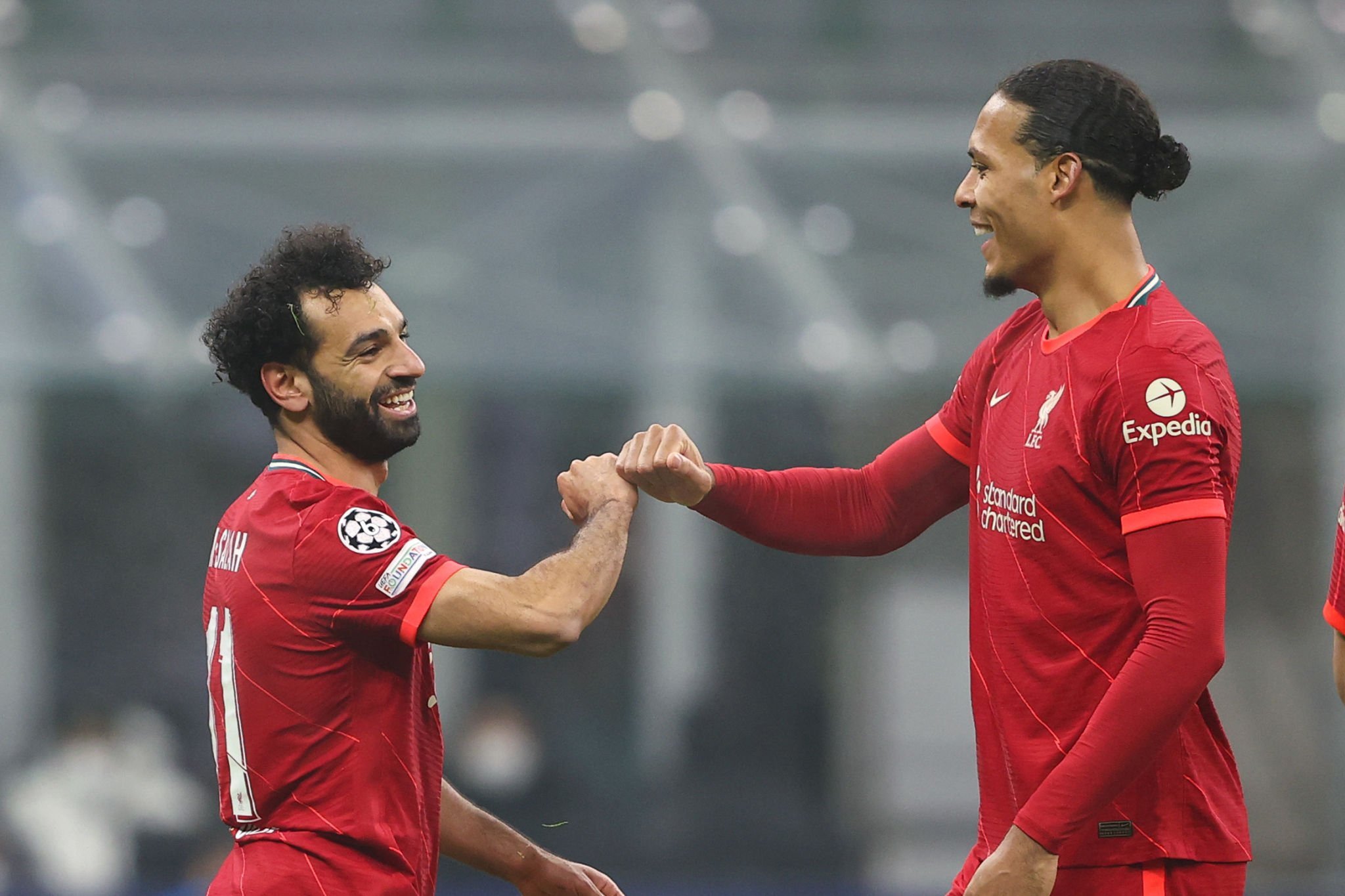 محمد صلاح وفان دايك
