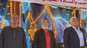 آلاف المحتشدين في مؤتمر جماهيري حاشد بكرم عمران تأييدًا لمرشحة “الجبهة الوطنية” وفاء رشاد في انتخابات مجلس الشيوخ