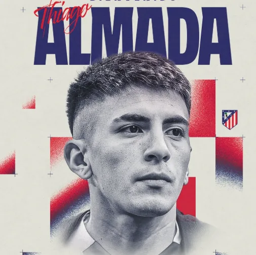 أتلتيكو مدريد يتعاقد مع تياجو ألمادا من بوتافوجو حتى عام 2030 أتلتيكو مدريد يتعاقد مع تياجو ألمادا من بوتافوجو حتى عام 2030