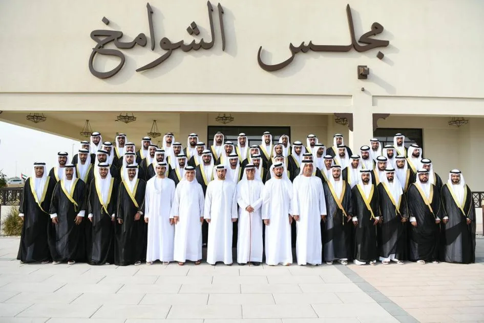 أحمد المهيري يحضر الحفل الجماعي لزواج 71 من أفراد شرطة أبوظبي