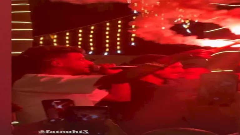 أحمد فتوح يحتفل مع عصام صاصا في زفاف شقيقته