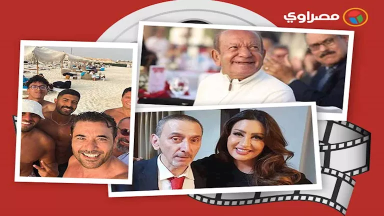 أخبار فنية: أحمد عز يستمتع بالبحر وحالة لطفي لبيب الصحية تتراجع