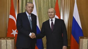 أردوغان وبوتين يتناولان مستجدات الأوضاع في سوريا وأوكرانيا