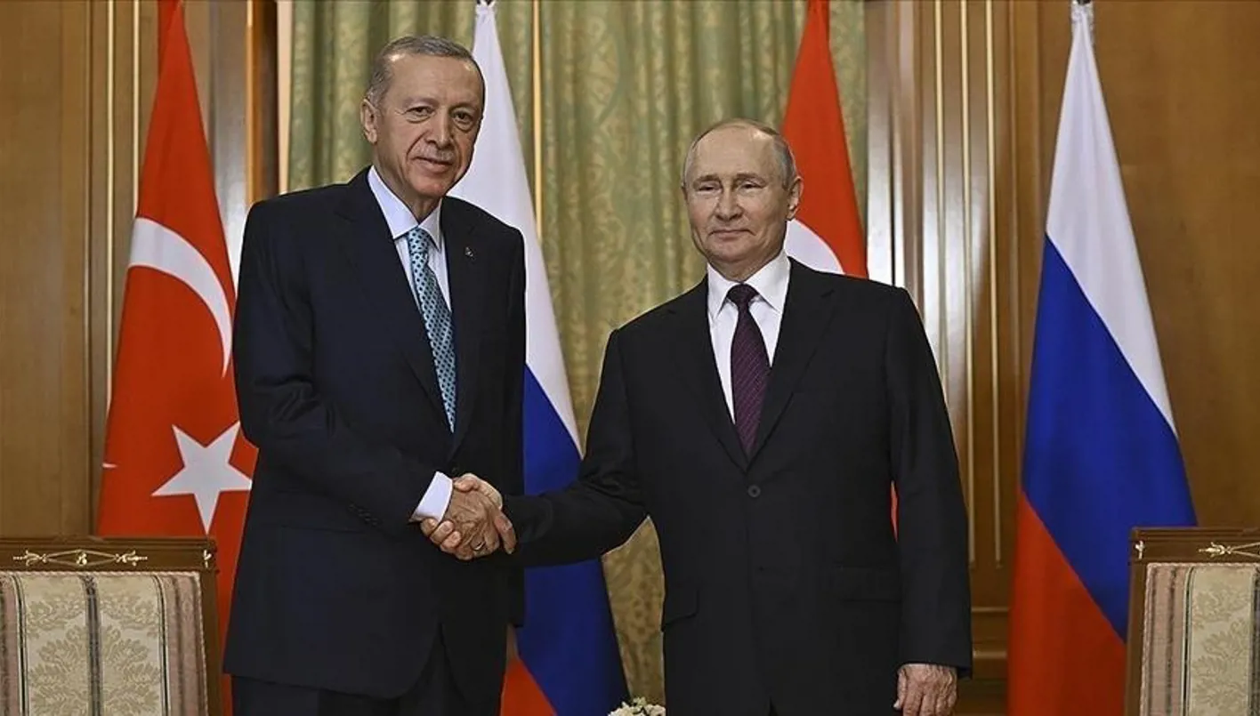 أردوغان وبوتين يتناولان مستجدات الأوضاع في سوريا وأوكرانيا