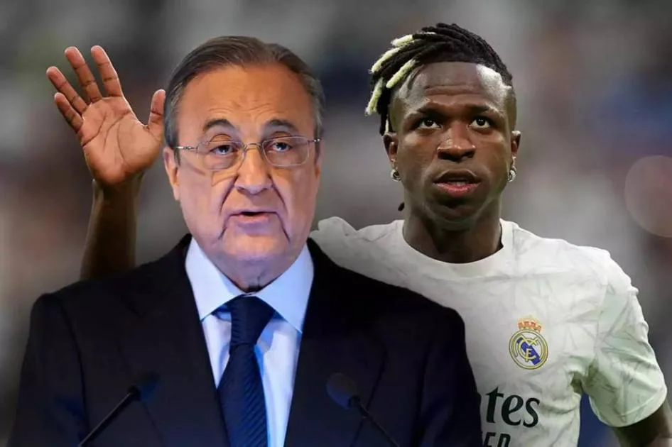 أزمة غير متوقعة في ريال مدريد.. تصرف فينيسيوس يثير غضب فلورنتينو بيريز أزمة غير متوقعة في ريال مدريد.. تصرف فينيسيوس يثير غضب فلورنتينو بيريز