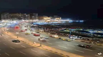أمطار تتساقط على الإسكندرية في ذروة الصيف (صور)