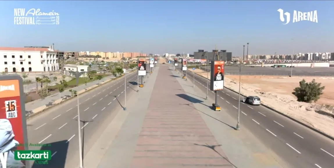 أنغام تفتتح النسخة الثالثة من مهرجان العلمين الجديدة 2025