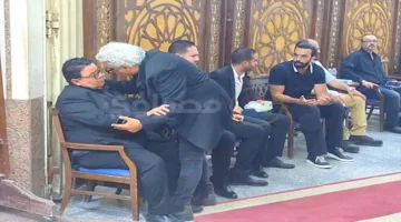 أول لقطات من مراسم عزاء شقيق المخرج خالد جلال