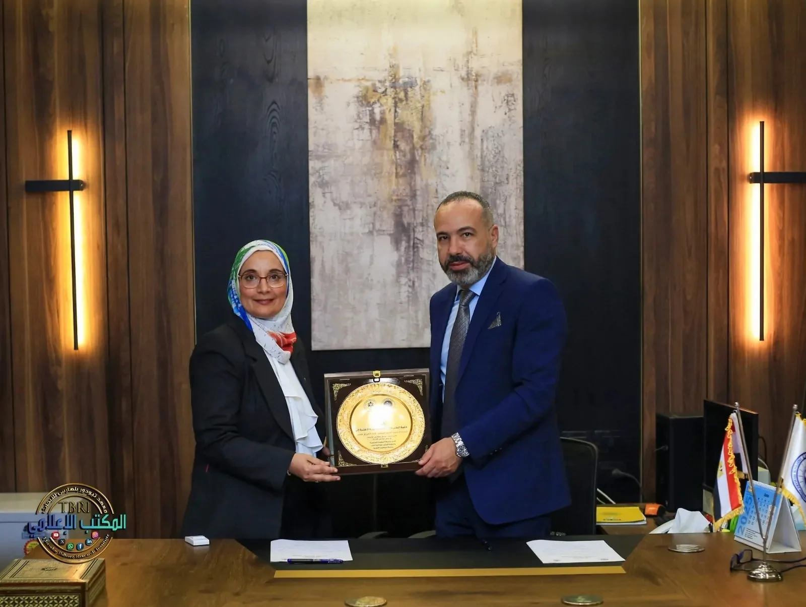 إبرام اتفاقية تعاون بين معهد تيودور بلهارس وكلية الطب في جامعة المنصورة الأهلية لتعزيز البحث والتدريب الطبي. إبرام اتفاقية تعاون بين معهد تيودور بلهارس وكلية الطب في جامعة المنصورة الأهلية لتعزيز البحث والتدريب الطبي.