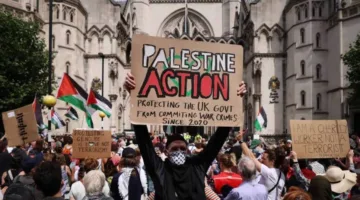 إجازة «فلسطين أكشن» استئناف قرار حظرها في المملكة المتحدة