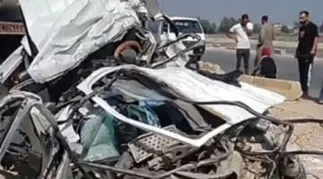 إحالة سائق ومالك السيارة المتورطين في حادث طريق أشمون إلى المحكمة الجنائية