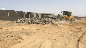 إزالة تعديات على الأراضي الحكومية في الرياض بمساحة 39 مليون متر مربع