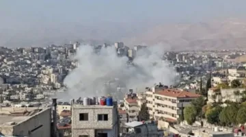 إسرائيل تقصف مدخل مكتب قيادة الأركان السورية في دمشق