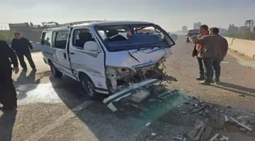إصابة 3 أفراد في حادث على الطريق الزراعي بالقليوبية