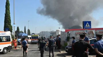 إصابة 45 فردًا جراء انفجار في محطة بنزين في روما (فيديو)