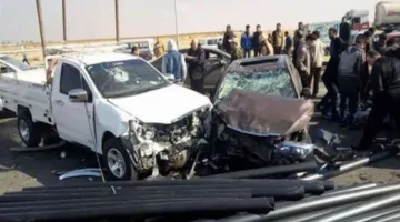 إصابة 6 أفراد في حادث تصادم في الفيوم ونقلهم للمستشفى