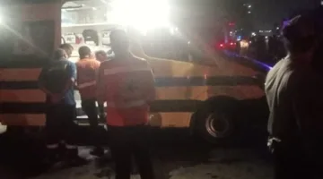إصابة ثلاثة عناصر من الدفاع المدني أثناء مكافحة حريق في سنترال رمسيس