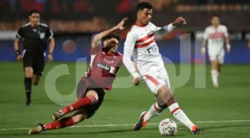 إصابة حسام عبد المجيد خلال مباراة ودية بين الزمالك والشمس