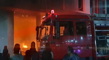 إصابة شخصين في حريق داخل مصنع للغزل والنسيج بالعاشر من رمضان