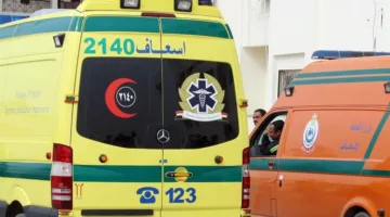 إصابة شخصين نتيجة سقوط مظلة أثناء حفل زفاف في فندق بمدينة أكتوبر