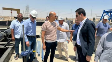 إطلاق تشغيل تجريبي لمحطة معالجة مياه الصرف الصحي بسعة 80 ألف متر مكعب يومياً في العين السخنة