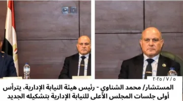 إعلان تشكيل المجلس الأعلى للنيابة الإدارية الجديد