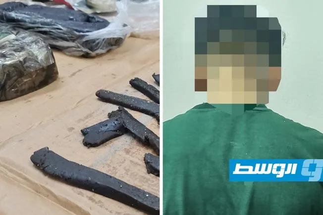 إلقاء القبض على مُروج مخدرات في صبراتة إلقاء القبض على مُروج مخدرات في صبراتة