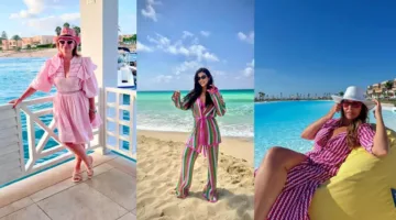 إلهام شاهين وداليا البحيري وريم سامي: 25 لقطة لنجمات الفن على ساحل البحر