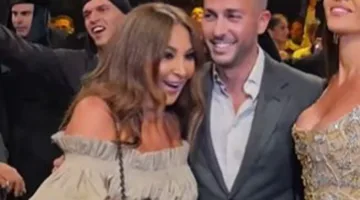 إليسا تؤدي دبكة لبنانية في حفلة ما قبل زفاف سيليو صعب وزين قطامي