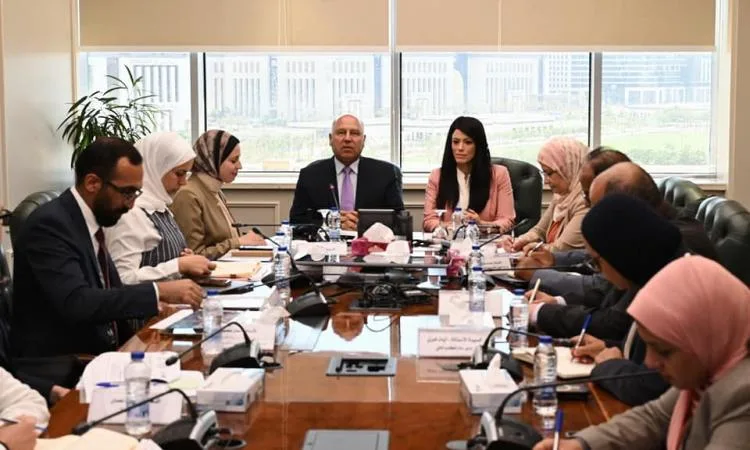 اجتماع وزير الصناعة والمشاط لوضع استراتيجية لمعالجة آلية تعديل حدود انبعاثات الكربون اجتماع وزير الصناعة والمشاط لوضع استراتيجية لمعالجة آلية تعديل حدود انبعاثات الكربون