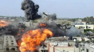 استشهاد 11 فلسطينيًا جراء قصفين للاحتلال على نازحين في جنوب قطاع غزة