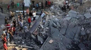 استشهاد 13 فلسطينيًا نتيجة استمرار قصف الاحتلال الإسرائيلي على قطاع غزة