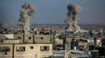استشهاد 43 فلسطينياً جراء الغارات الجوية الإسرائيلية على غزة