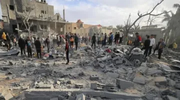 استشهاد 6 فلسطينيين جراء قصف الاحتلال الإسرائيلي لمدينة غزة