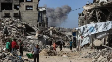 استشهاد 7 فلسطينيين نتيجة قصف الاحتلال الإسرائيلي لمدن خان يونس والبريج ورفح