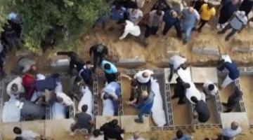 «اعتداء مروع من الاحتلال».. القوات الإسرائيلية ت excavate graves of martyrs in Khan Yunis