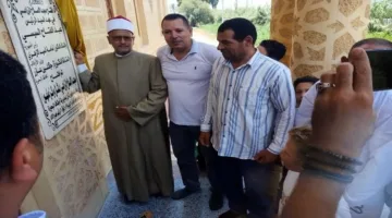 افتتاح مسجد الإصلاح الزراعي في قرية قايد بدنشال بمدينة دمنهور