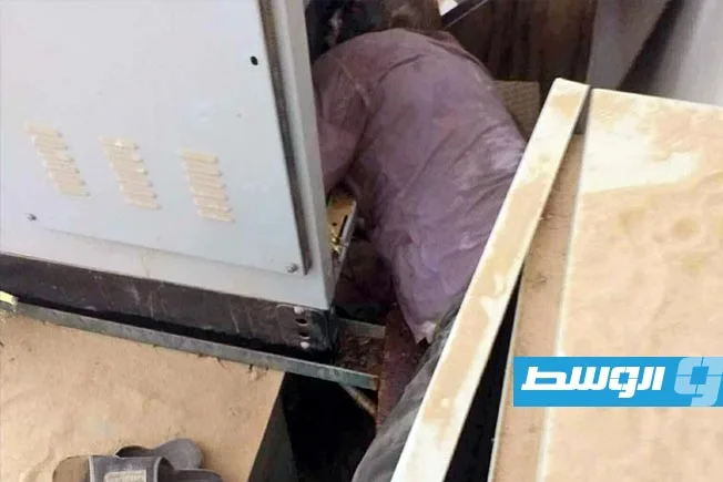 اكتشاف جثة رجل متوفي داخل محطة كهرباء في بني وليد اكتشاف جثة رجل متوفي داخل محطة كهرباء في بني وليد